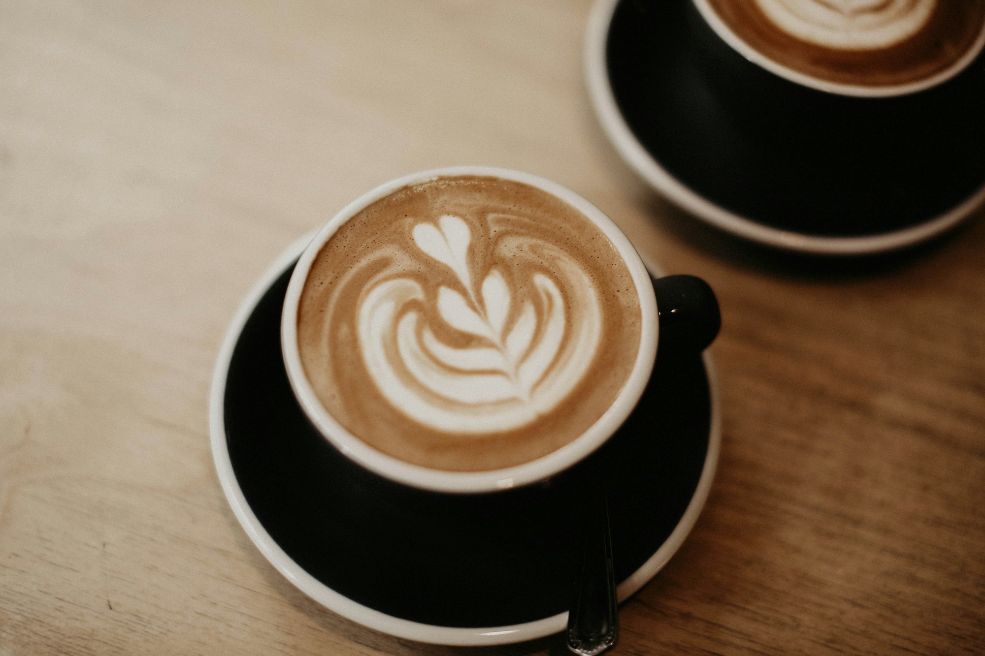 Two cups of coffee, ready for a conversation.